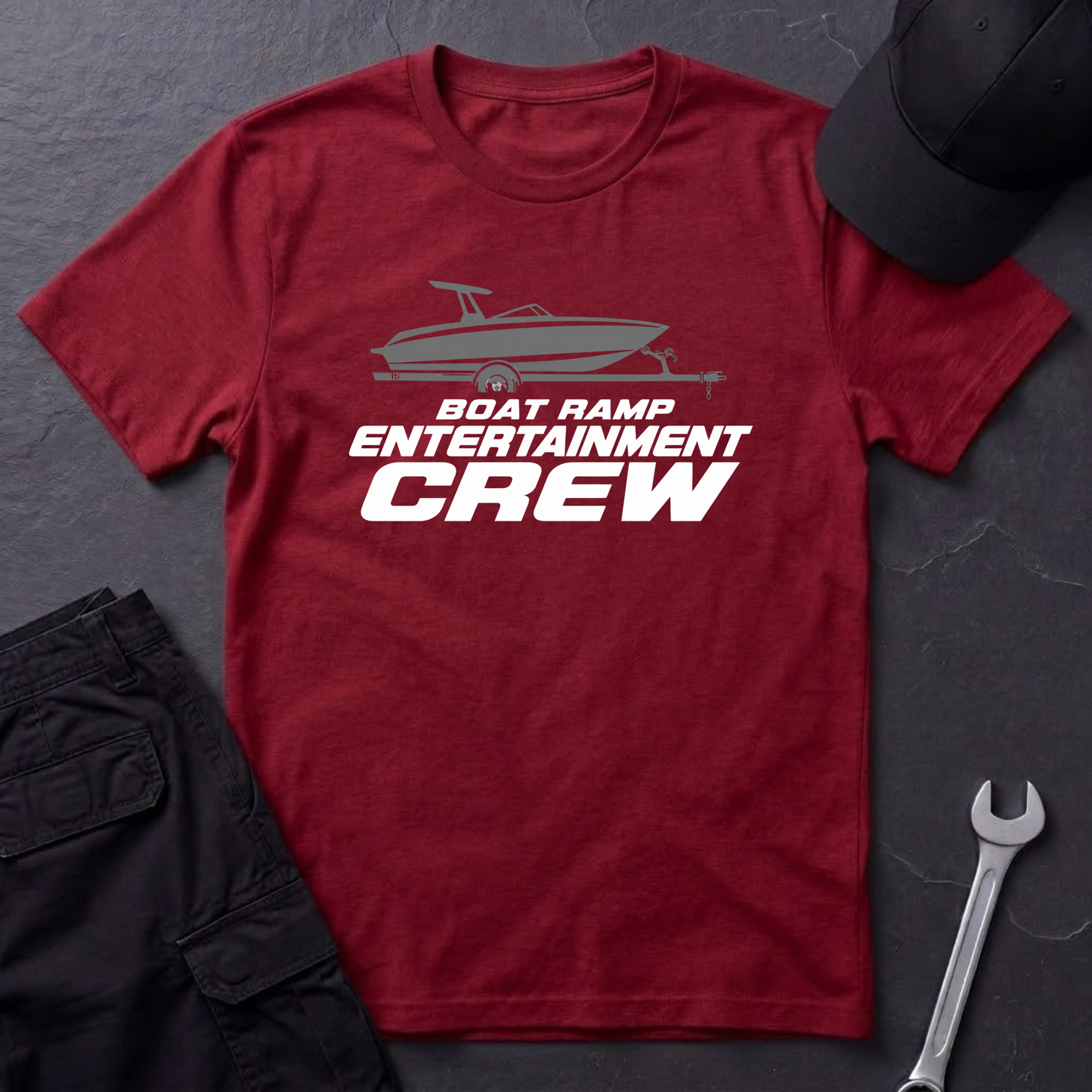 Boat Ramp Entertainment Crew   T-Shirt