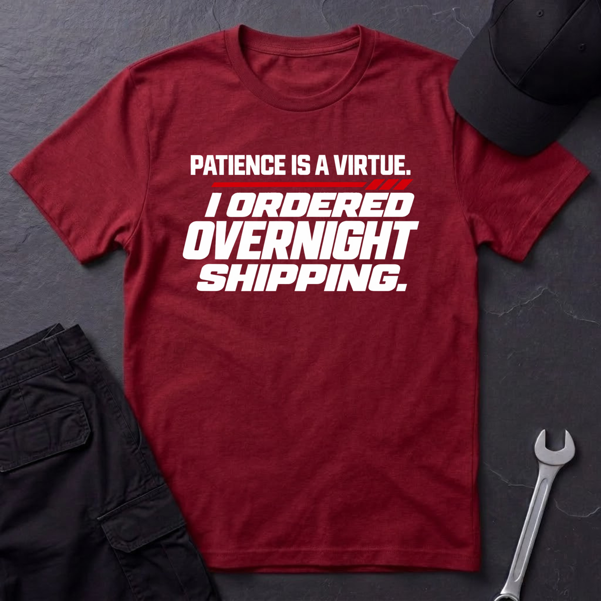 Patience Is A Virtue.  T-Shirt