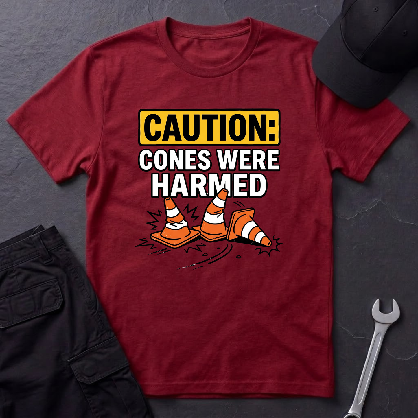Autocross Cones Harmed  T-Shirt