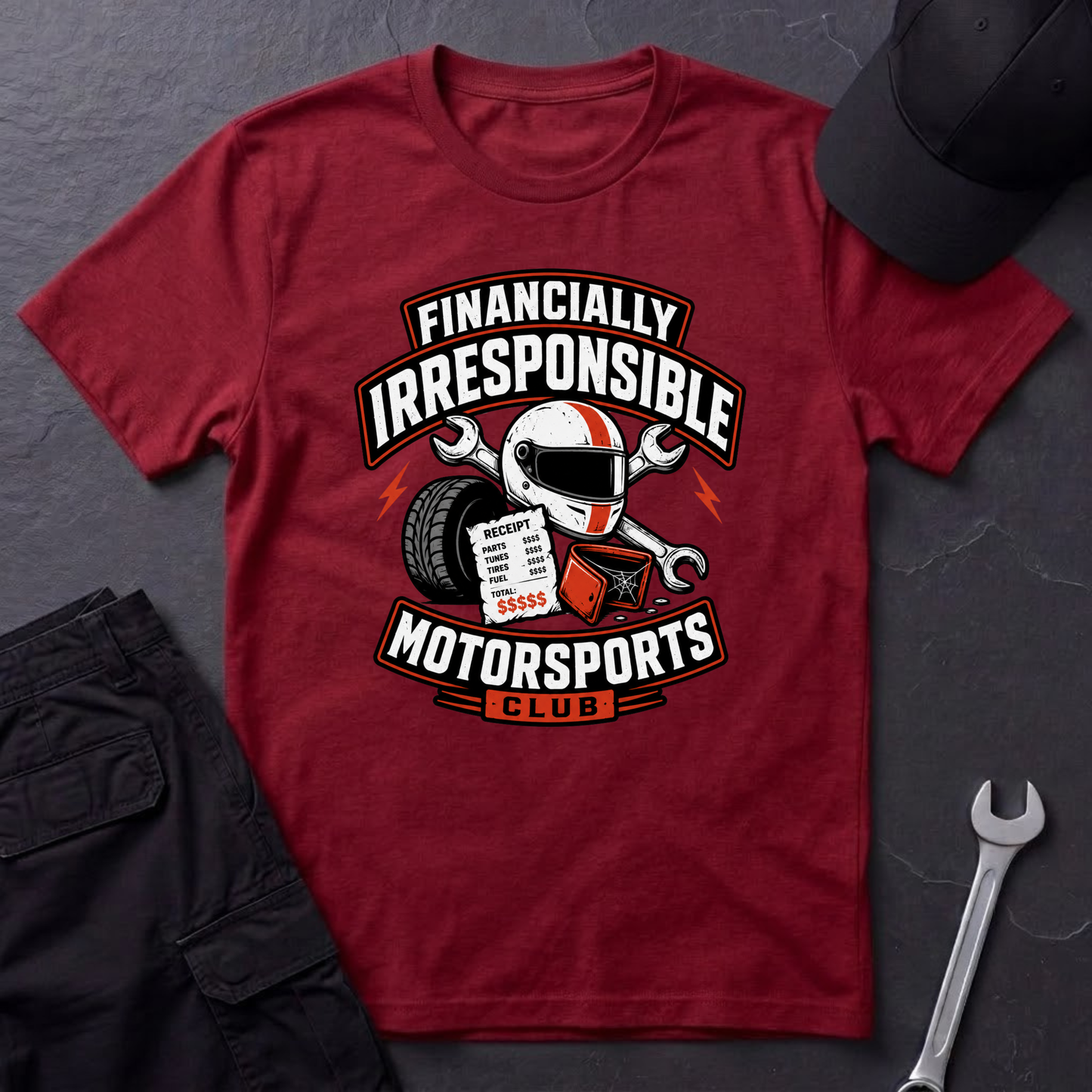 Financially Irresponsible Motorsports  T-Shirt