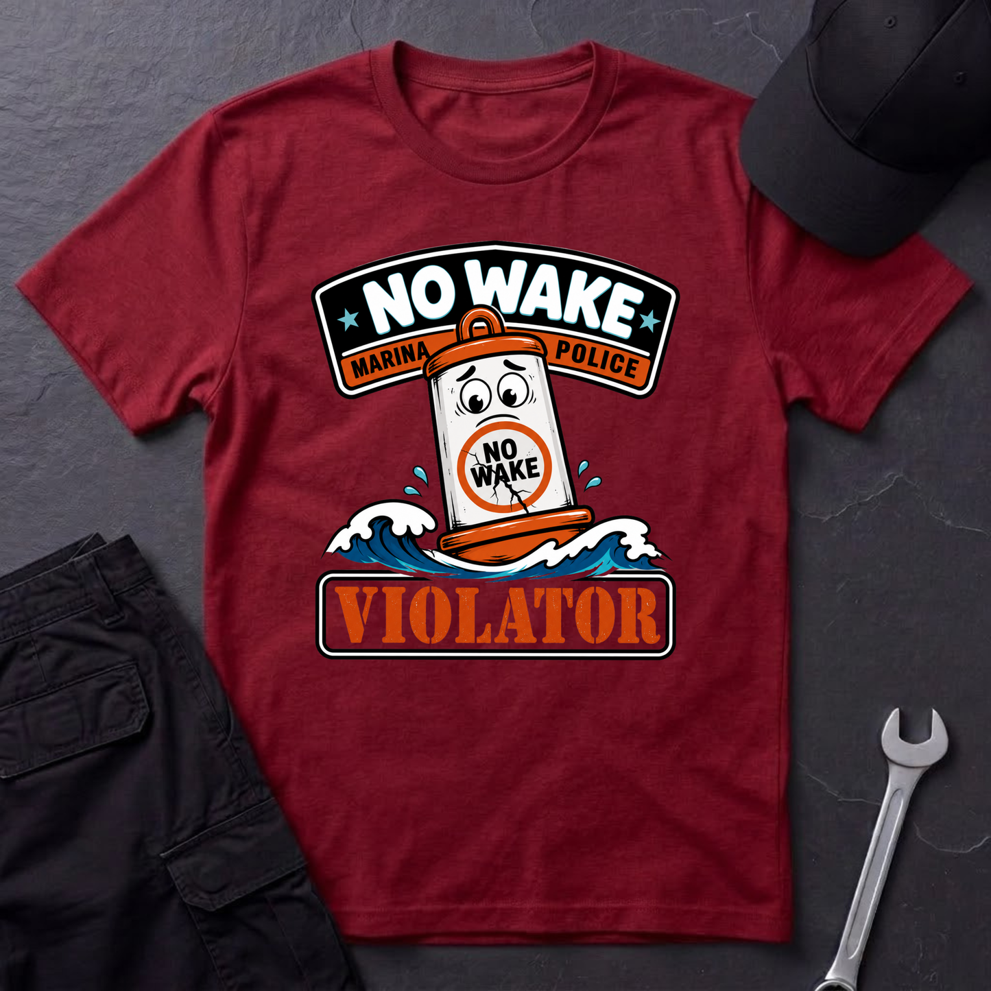 No Wake Violator  T-Shirt