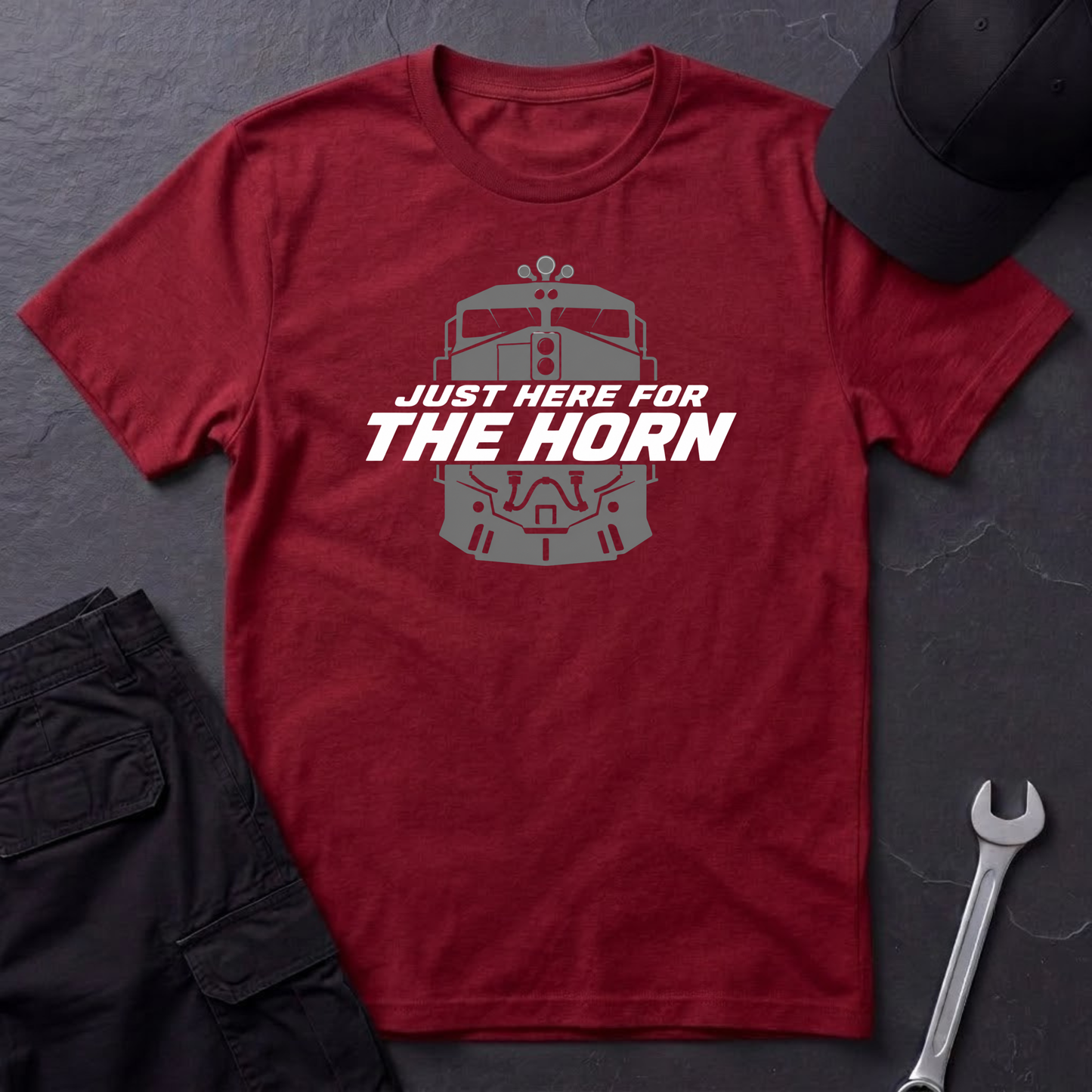 Just Here For The Horn   T-Shirt
