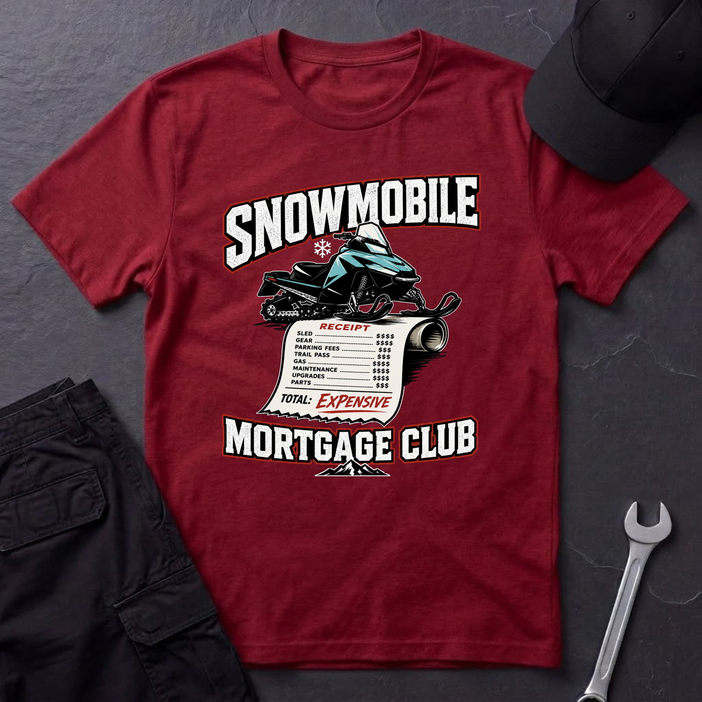 Snowmobile Mortgage Club  T-Shirt