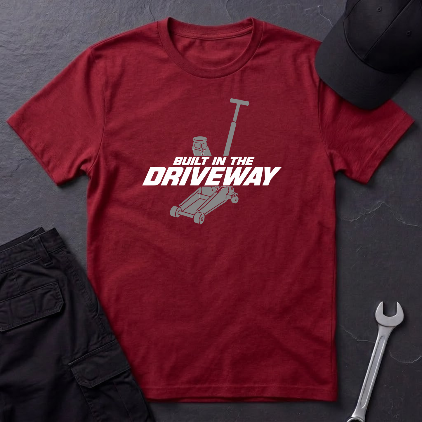 Built In The Driveway   T-Shirt