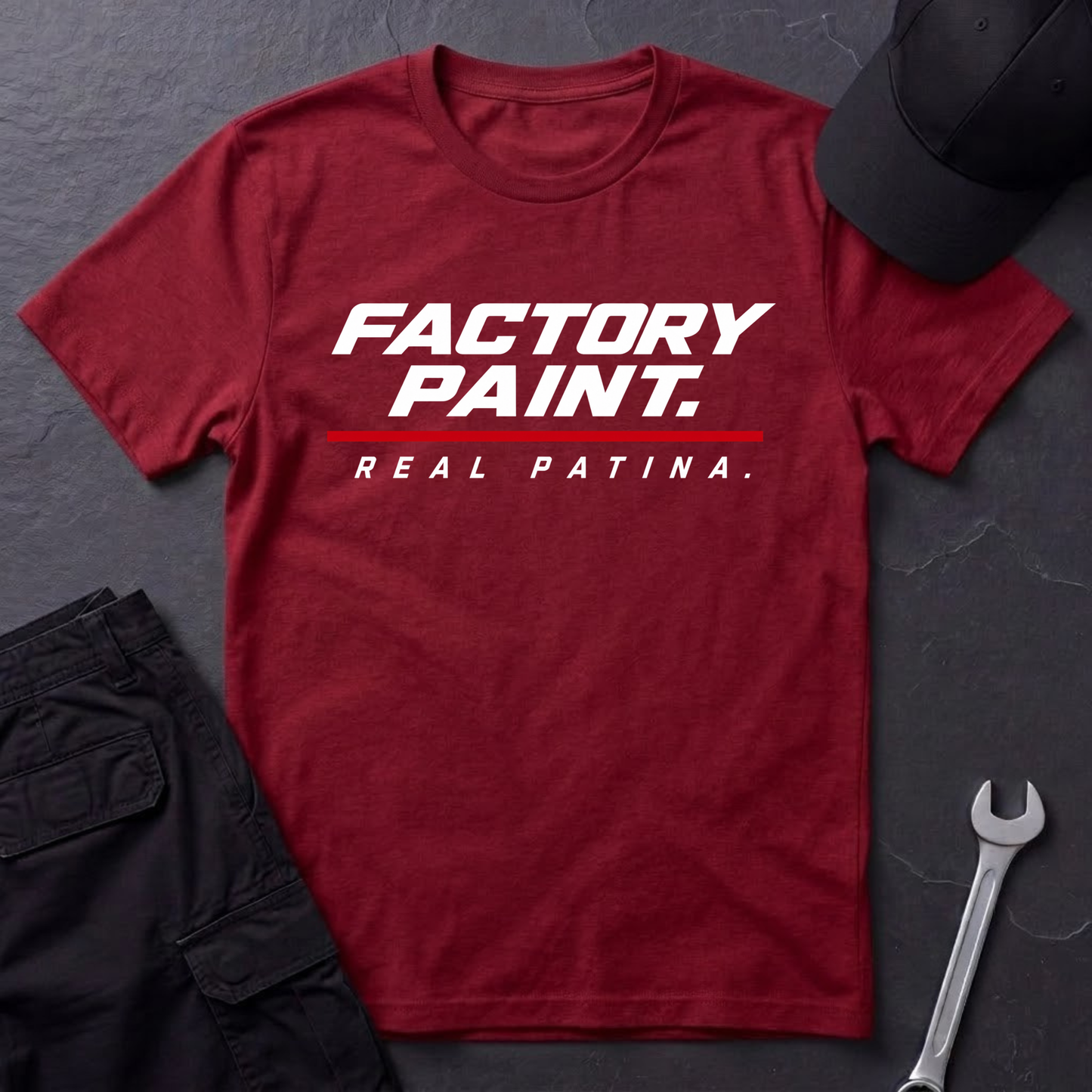 Factory Paint.   T-Shirt