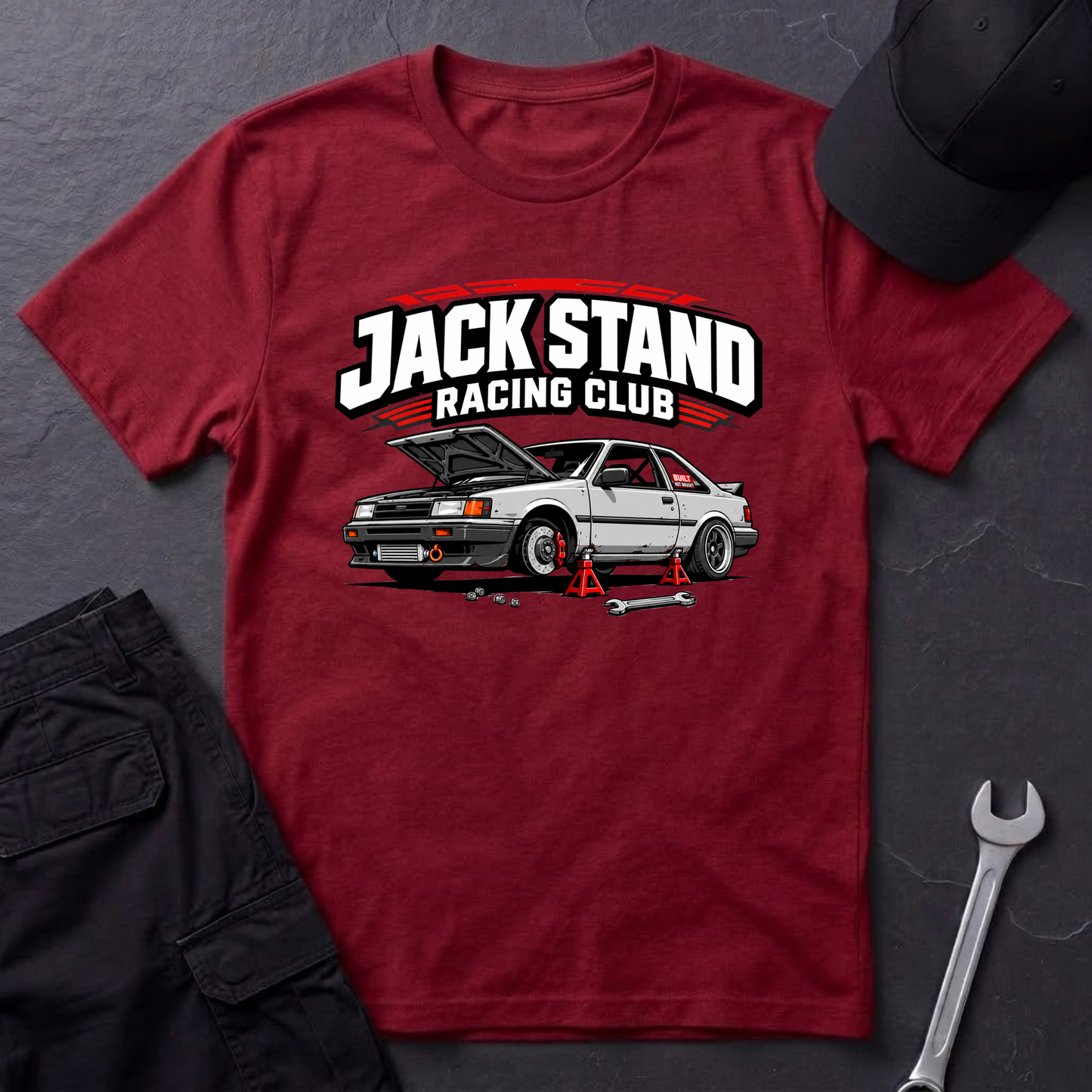 Jack Stand Racing Club  T-Shirt