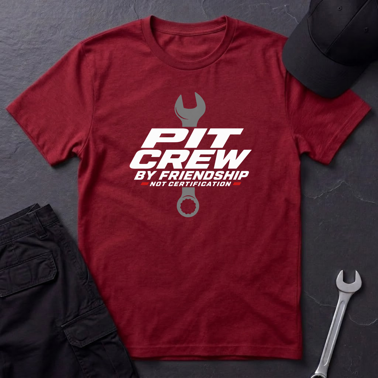 Pit Crew By Friendship  T-Shirt
