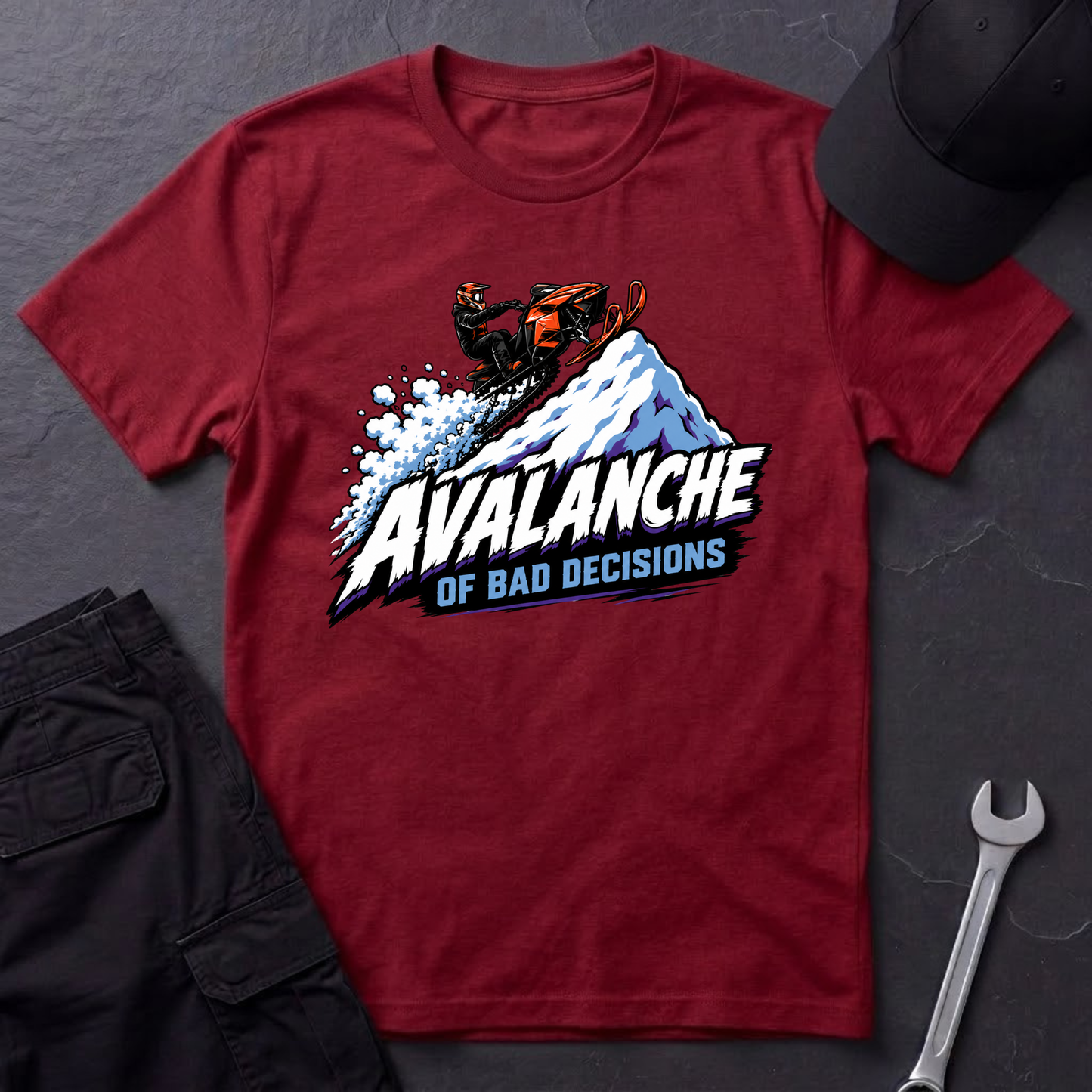 Avalanche Of Bad Decisions  T-Shirt