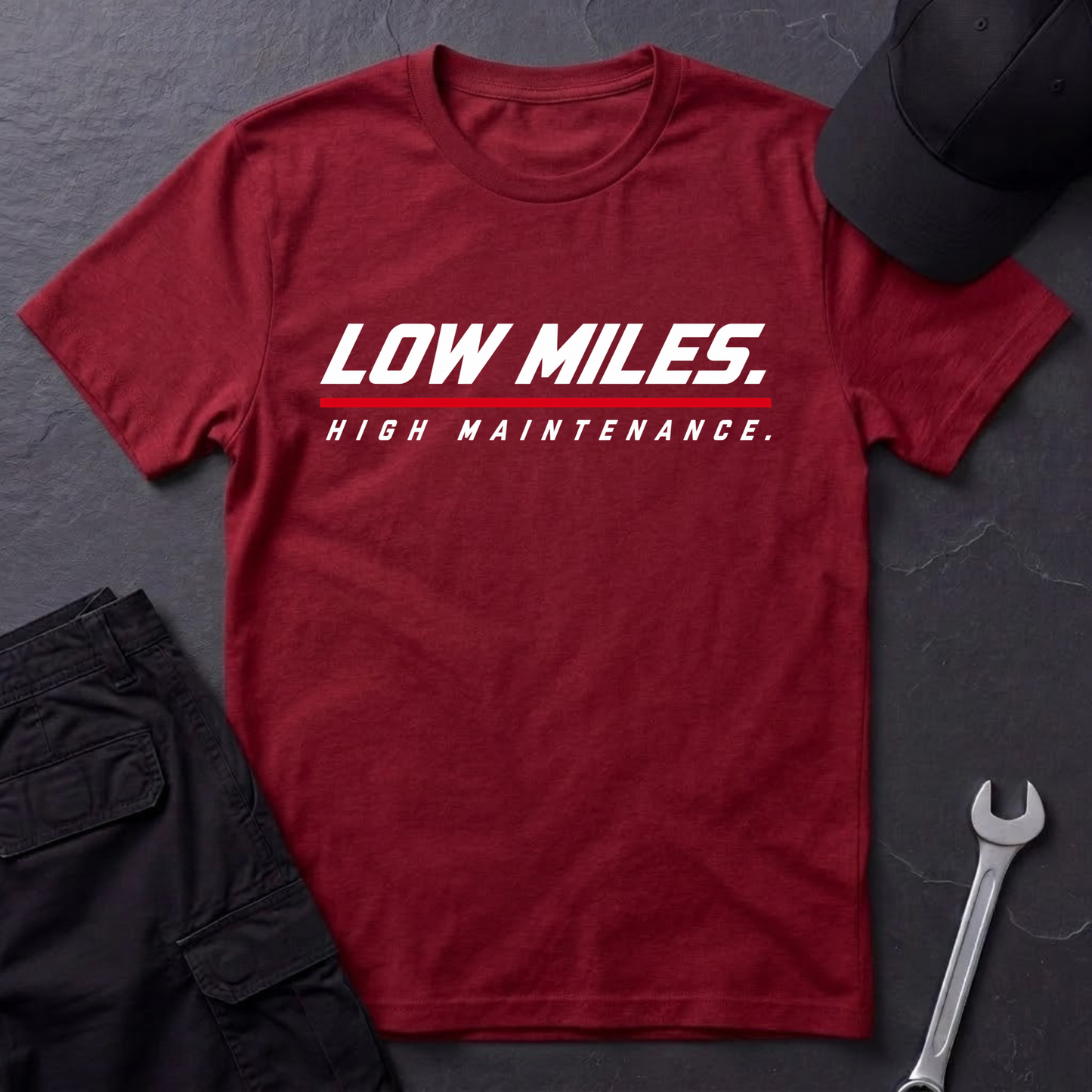 Low Miles.   T-Shirt