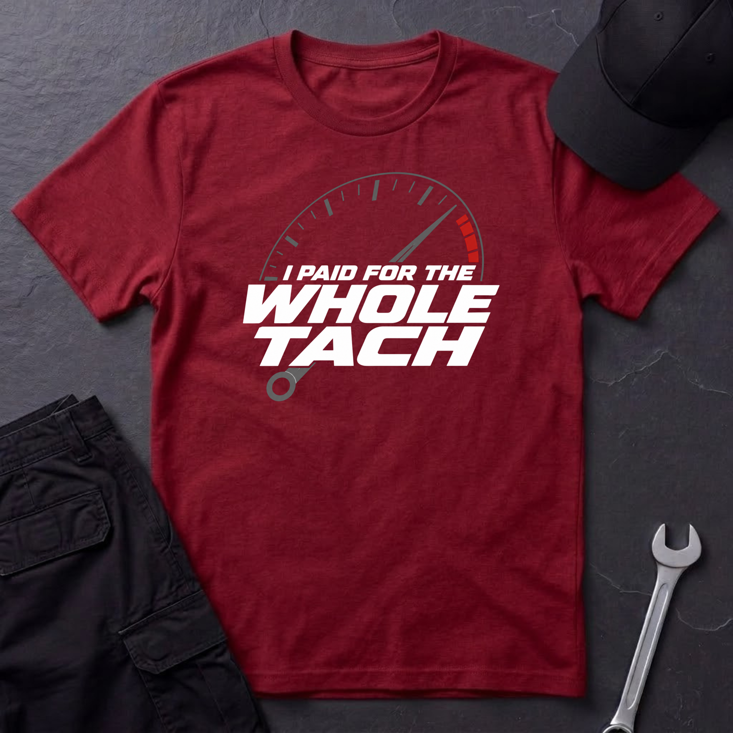 Paid For The Whole Tach   T-Shirt