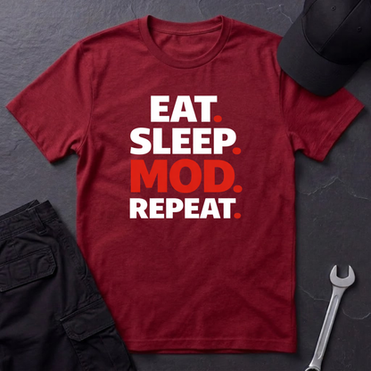 Eat. Sleep. Mod. Repeat. T-Shirt