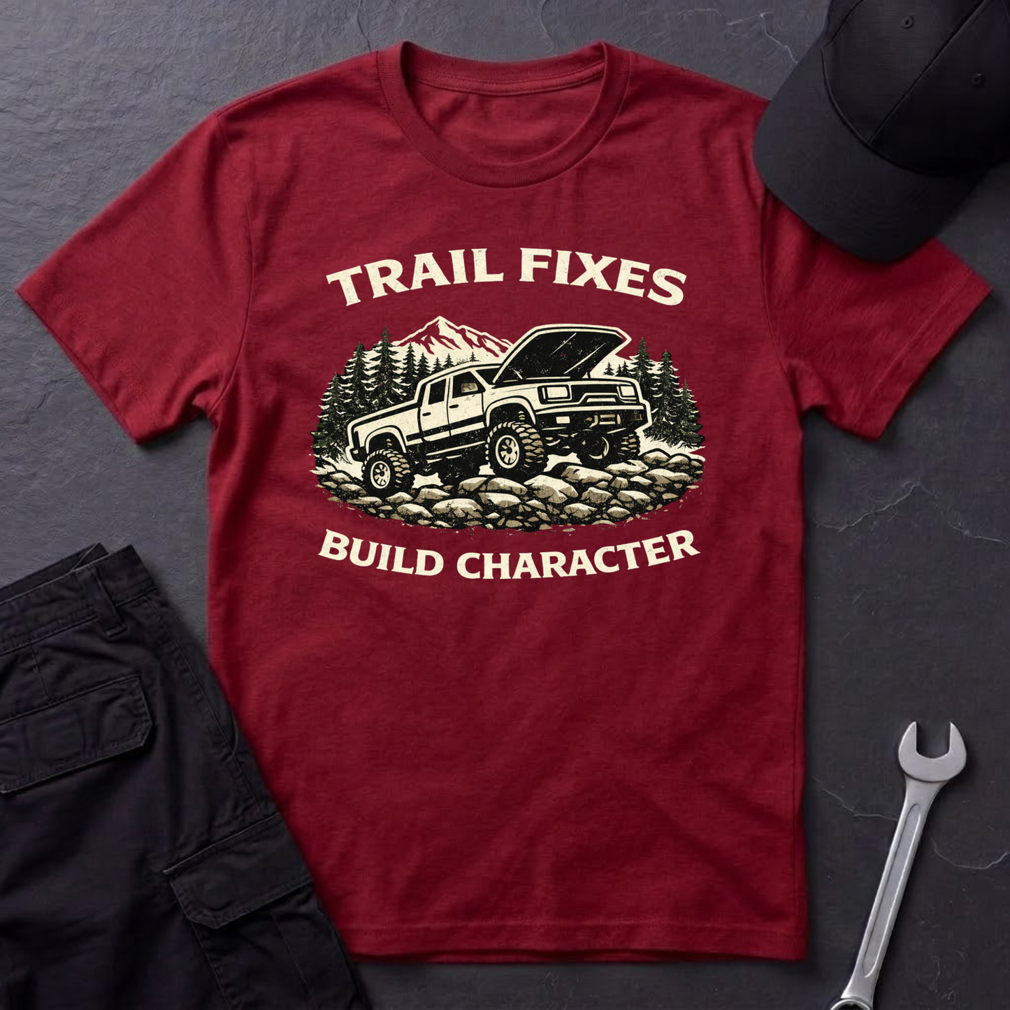 Trail Fixes Build Character  T-Shirt