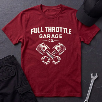 Full Throttle Garage  T-Shirt