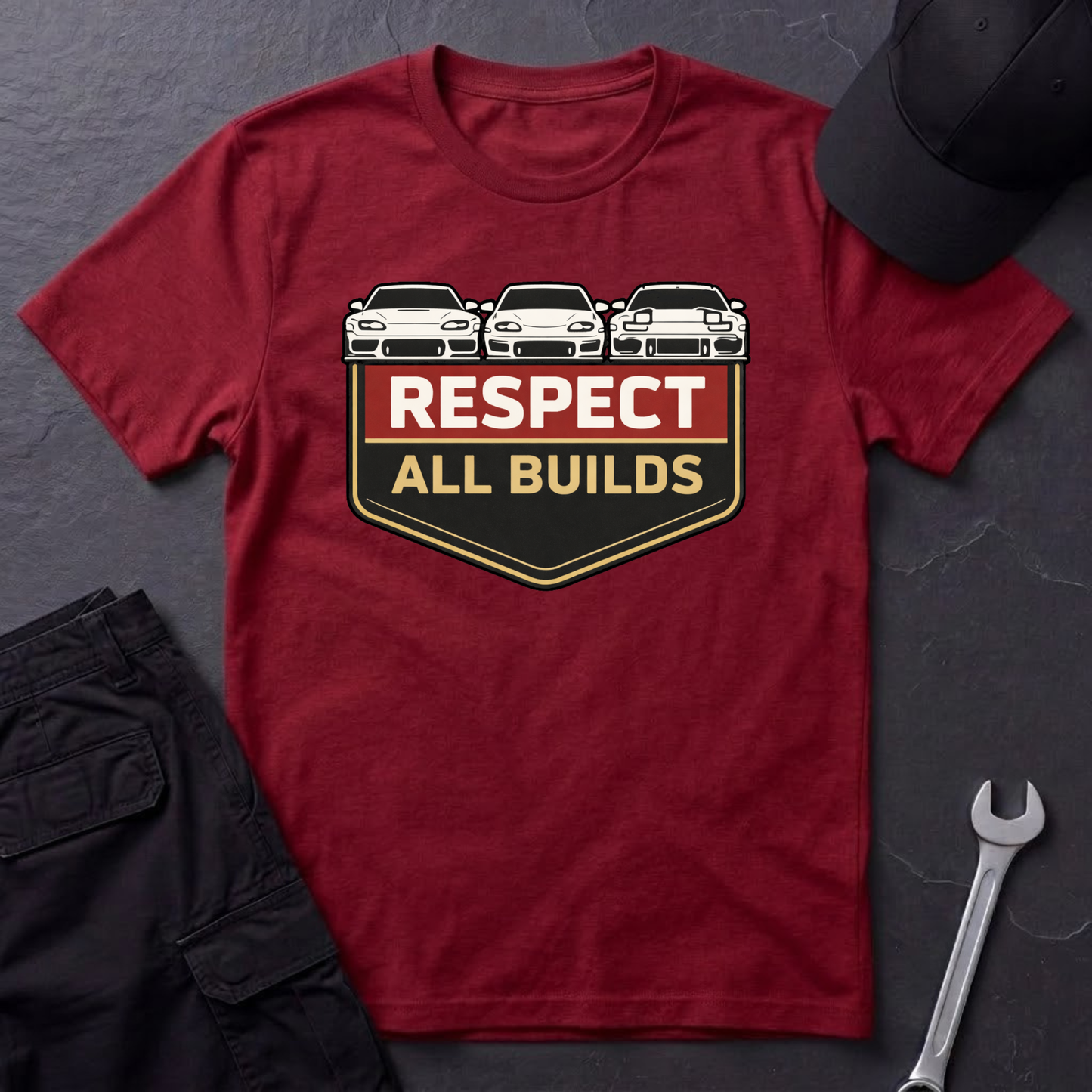 Respect All Builds  T-Shirt