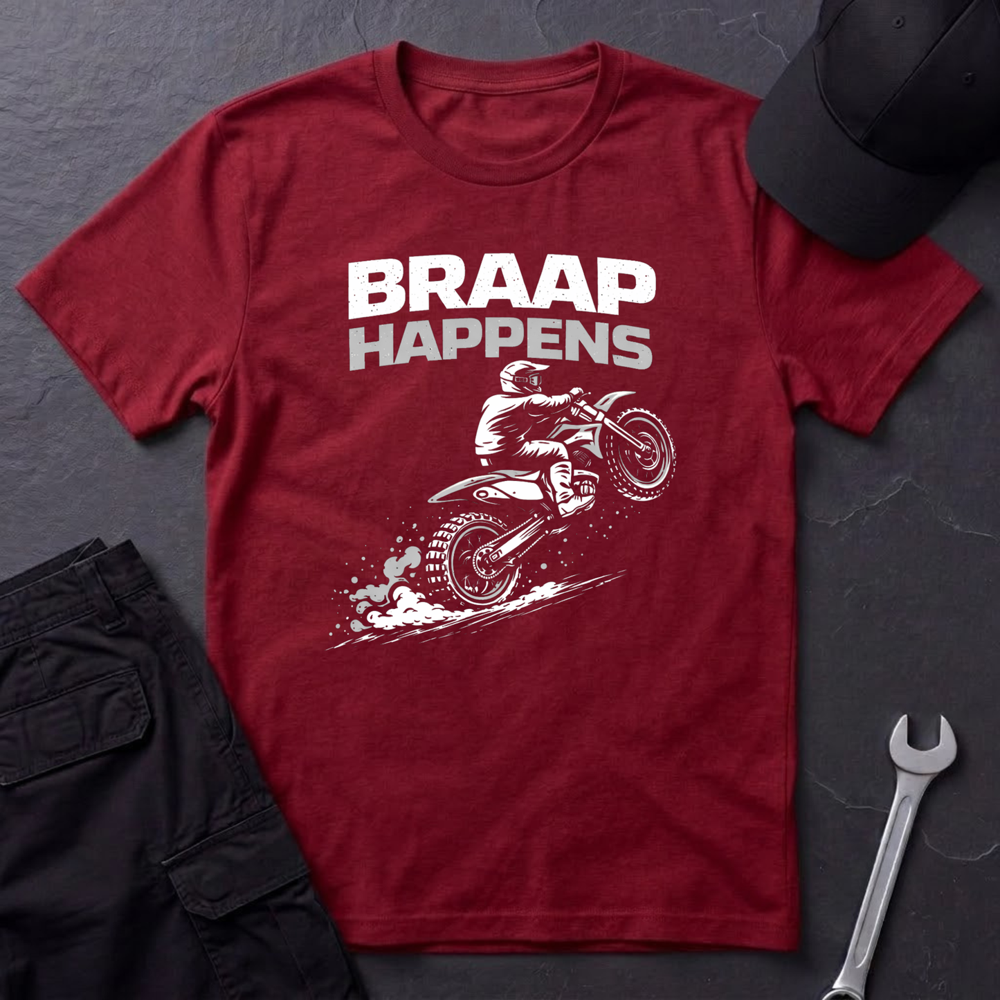 Braap Happens Dirtbike T-Shirt