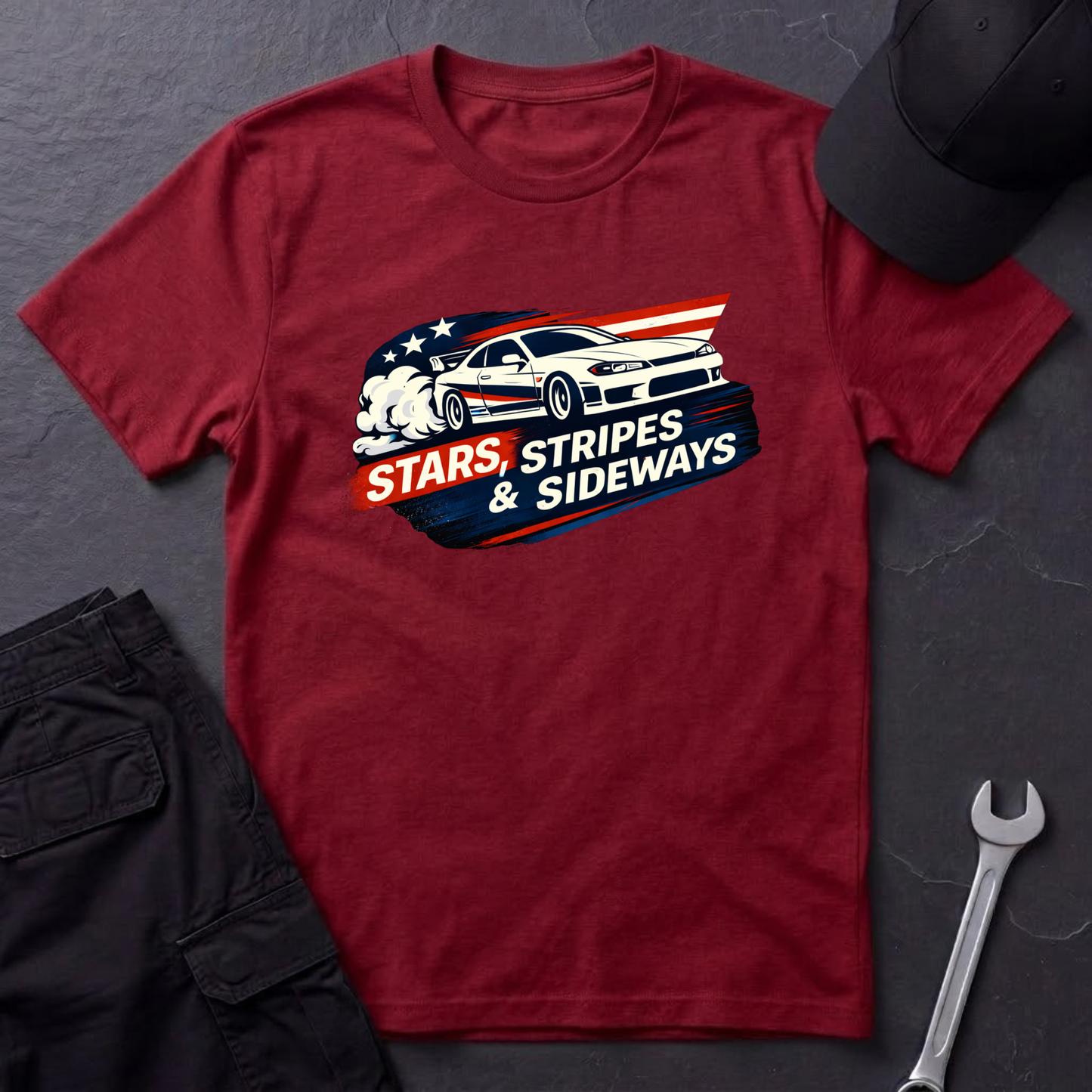 Stars,Stripes, And Sideways  T-Shirt