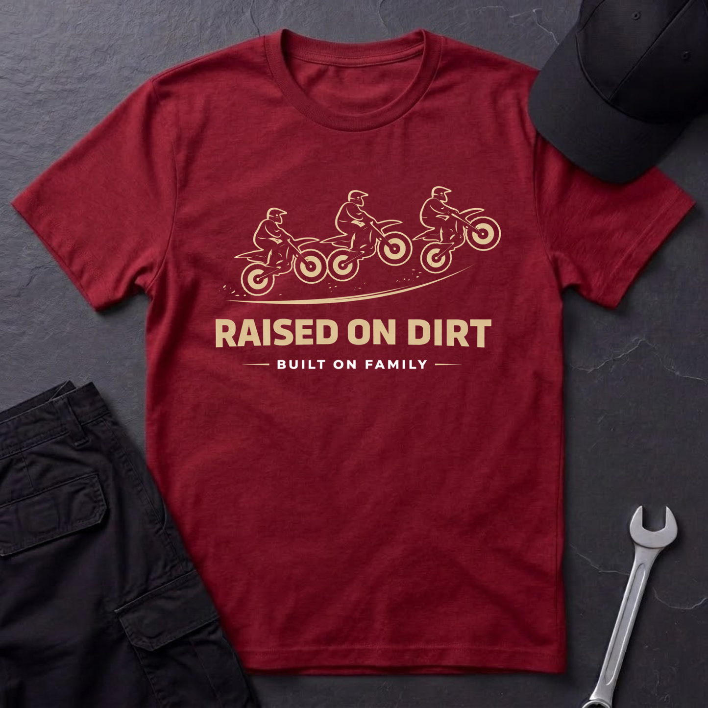 Raised On Dirt  T-Shirt