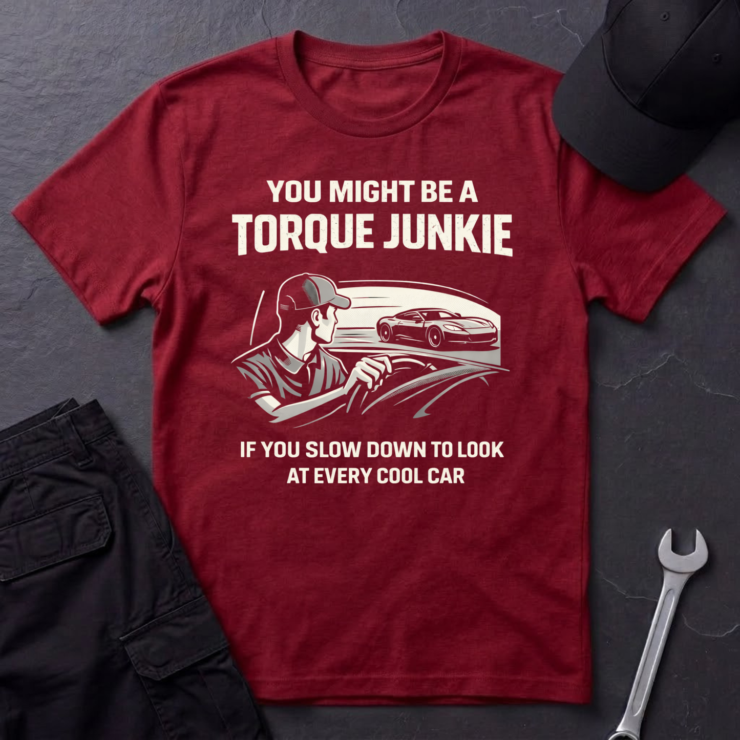 Slow Down To Look At Cars  T-Shirt