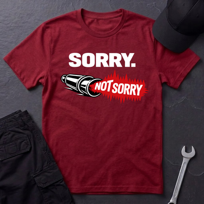Sorry. Not Sorry. white  T-Shirt