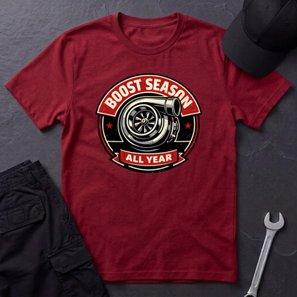 Boost Season All Year dark T-Shirt