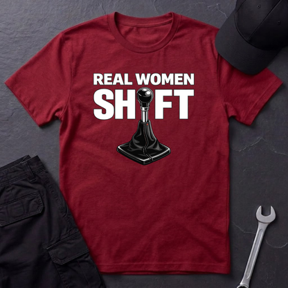 Real Women Shift white  T-Shirt