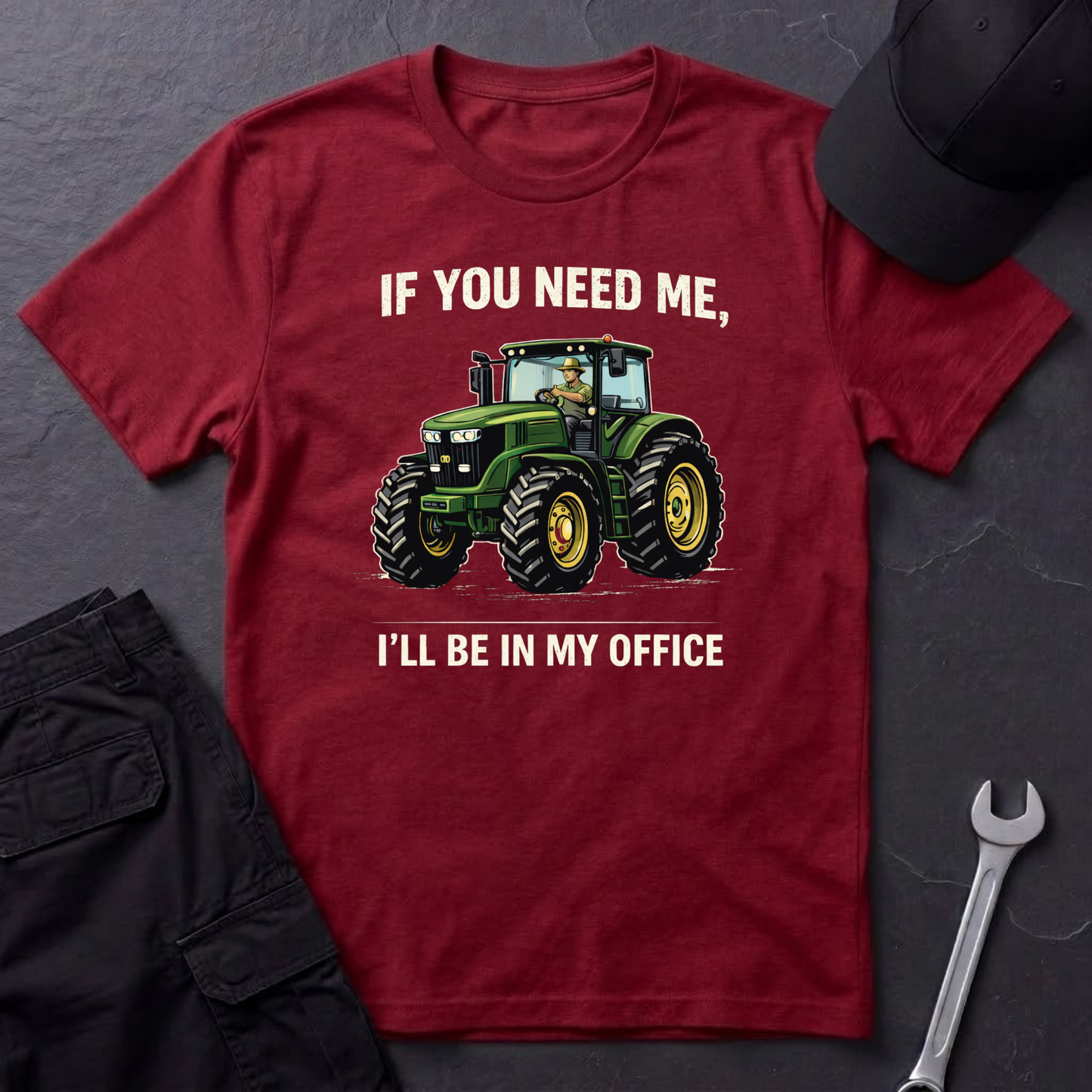 I'll Be In My Office Tractor  T-Shirt