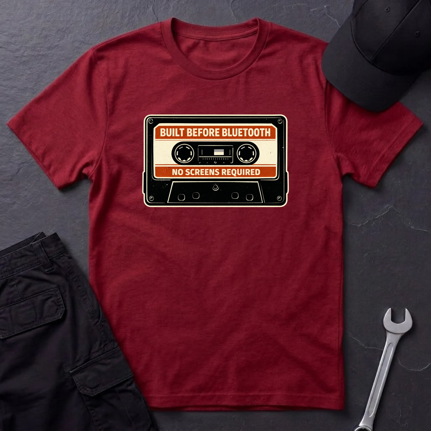 Before Bluetooth Cassette T-Shirt