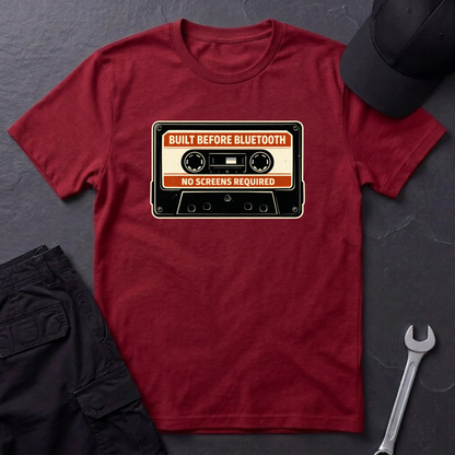 Before Bluetooth Cassette T-Shirt