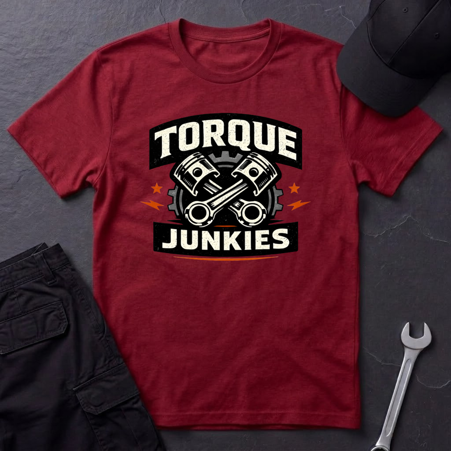Torque Junkies Pistons  T-Shirt