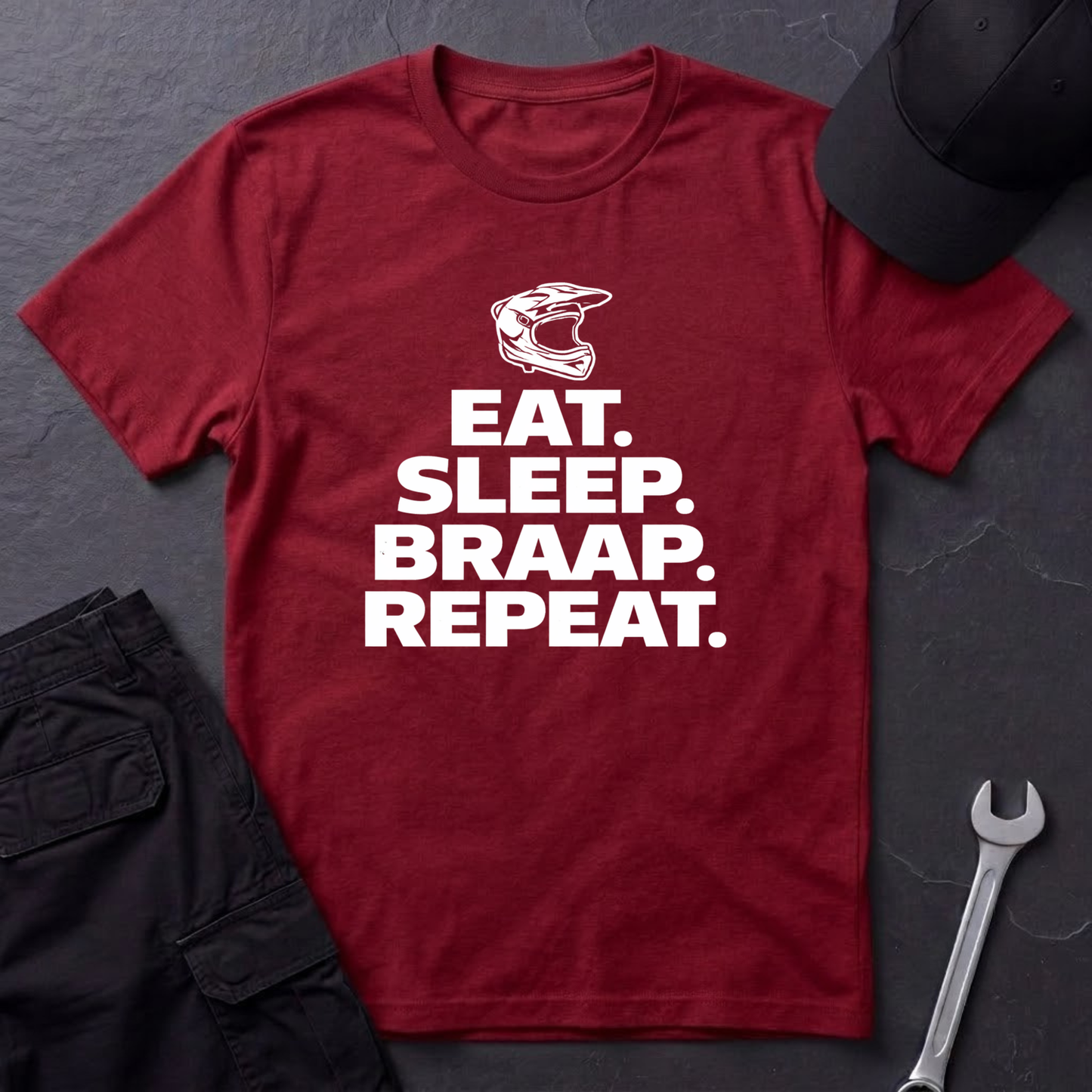 Eat. Sleep. Braap. Repeat. T-Shirt