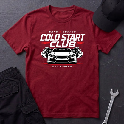 Cold Start Club Est 9:00AM T-Shirt
