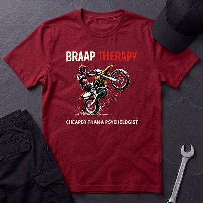 Braap Therapy Dirtbike T-Shirt