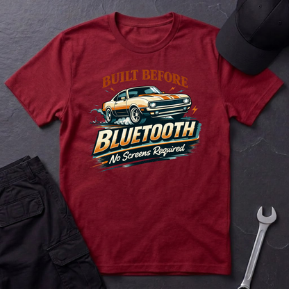 Before Bluetooth Musclecar T-Shirt
