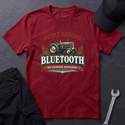 Before Bluetooth Tractor T-Shirt
