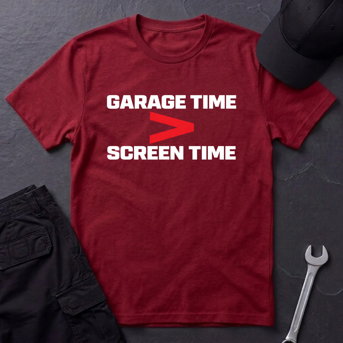 Garage Time > Screen Time  T-Shirt