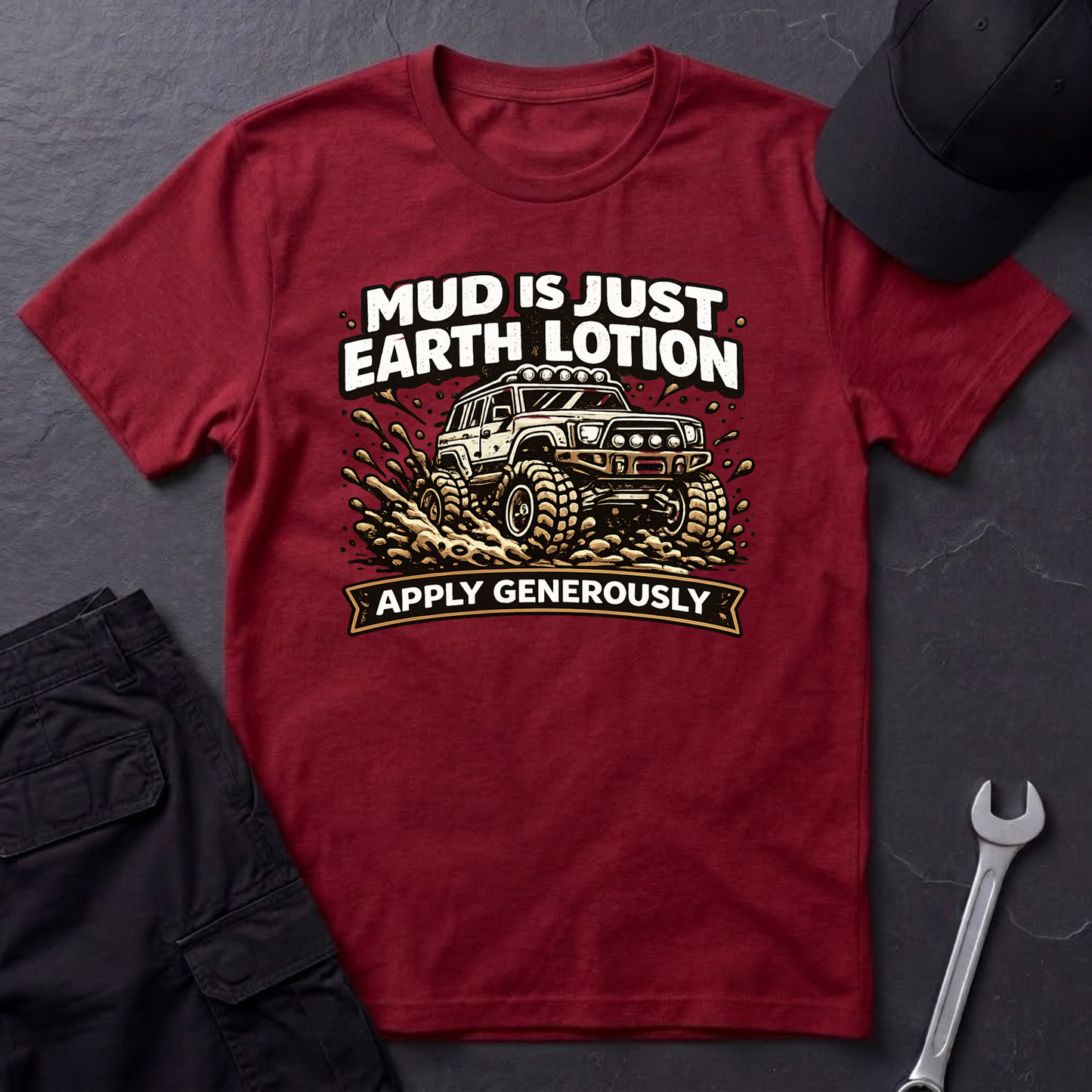 Mud Is Just Earth Lotion  T-Shirt