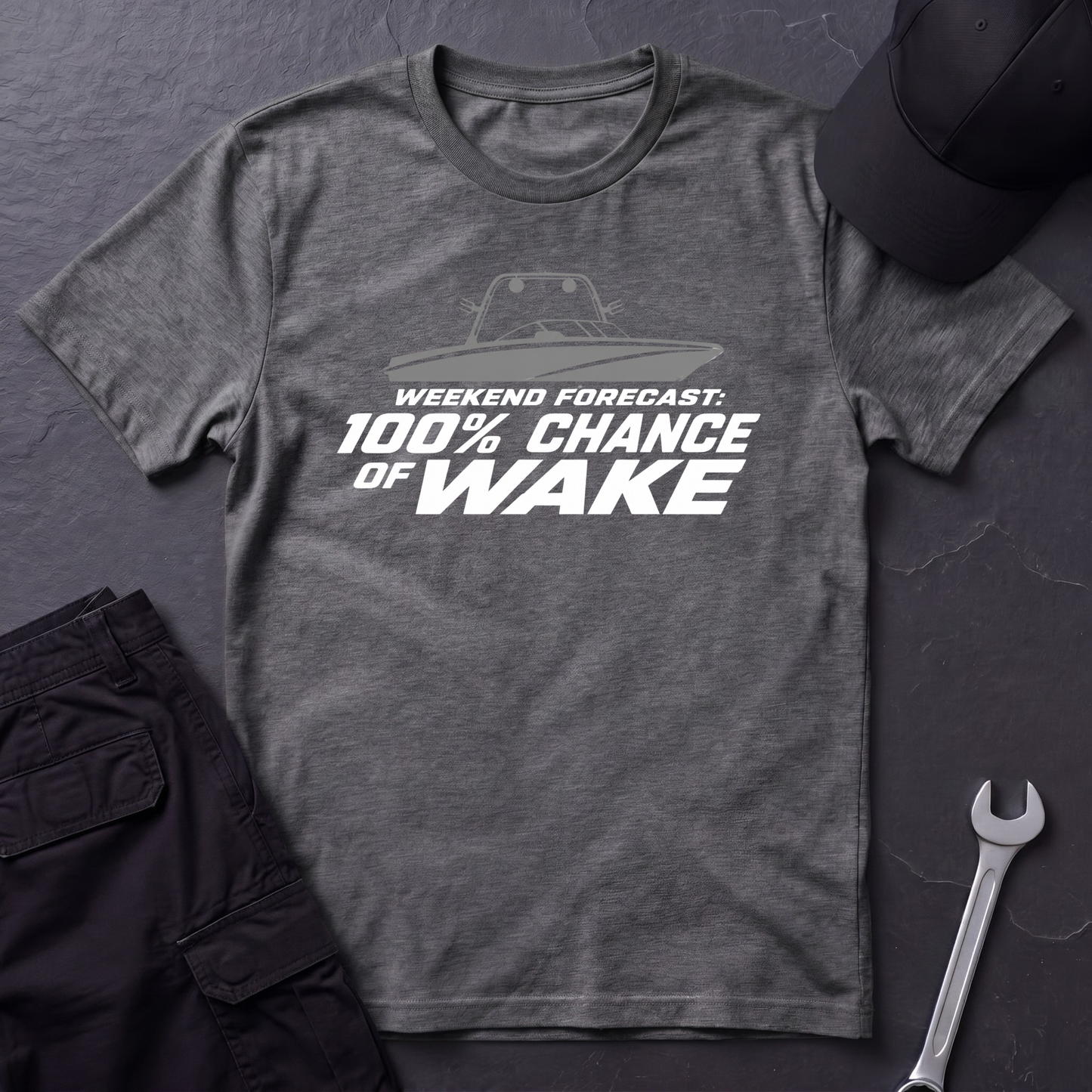 100% Chance Of Wake   T-Shirt