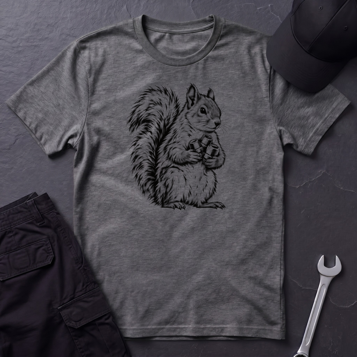 Gathering Nuts  T-Shirt