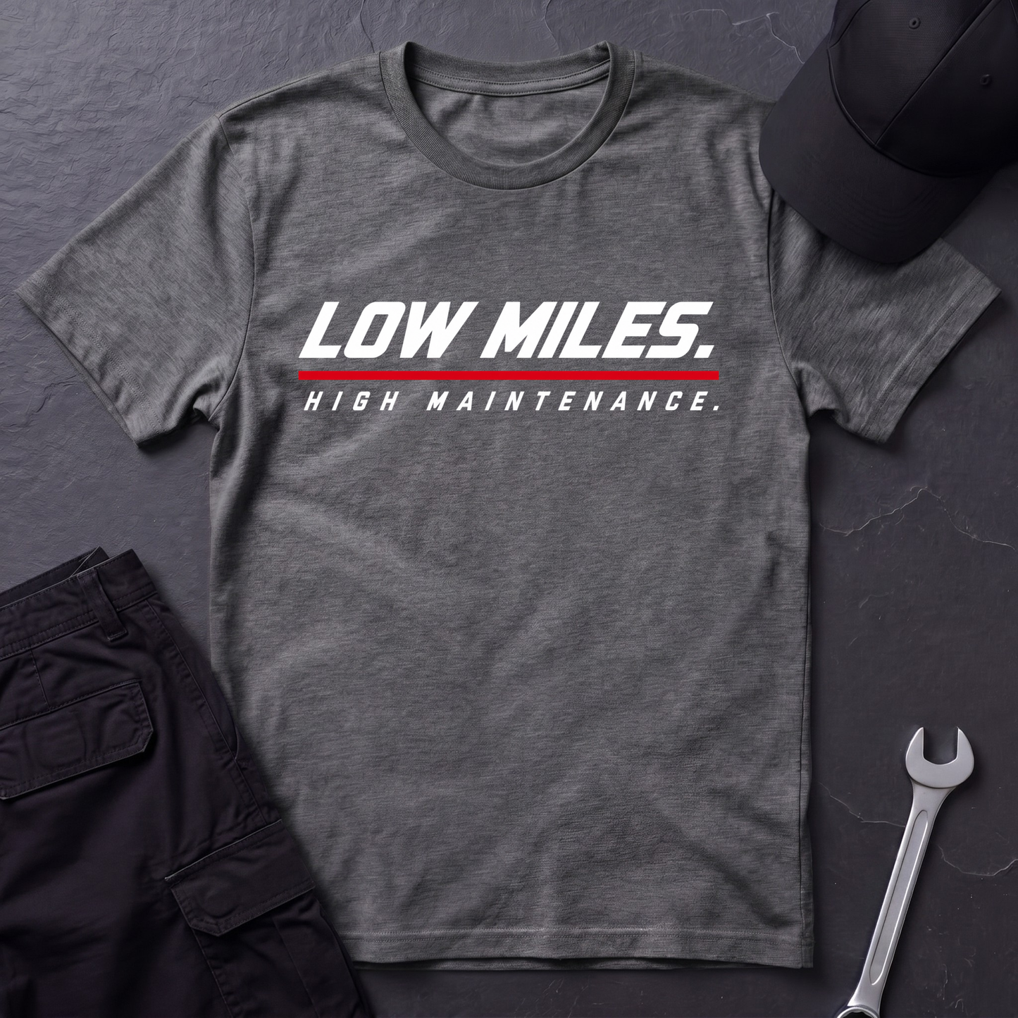Low Miles.   T-Shirt