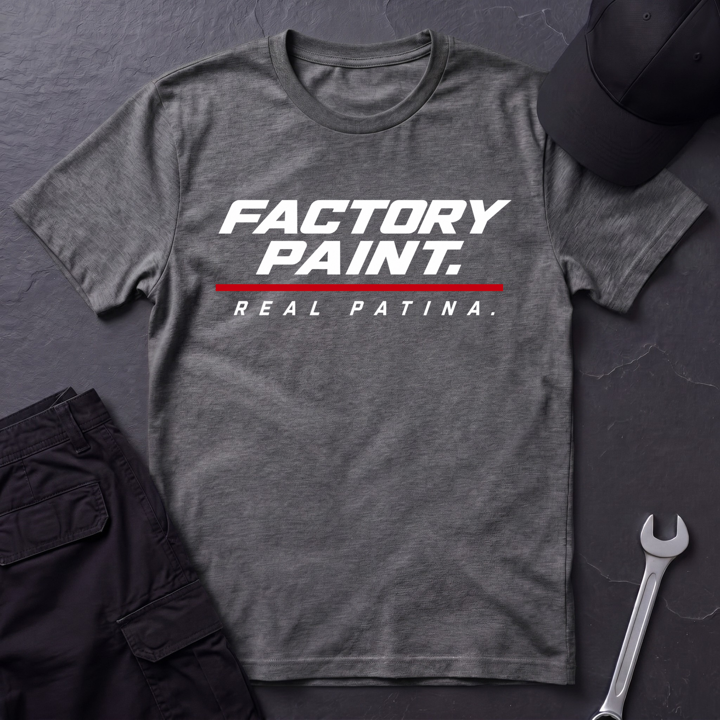 Factory Paint.   T-Shirt