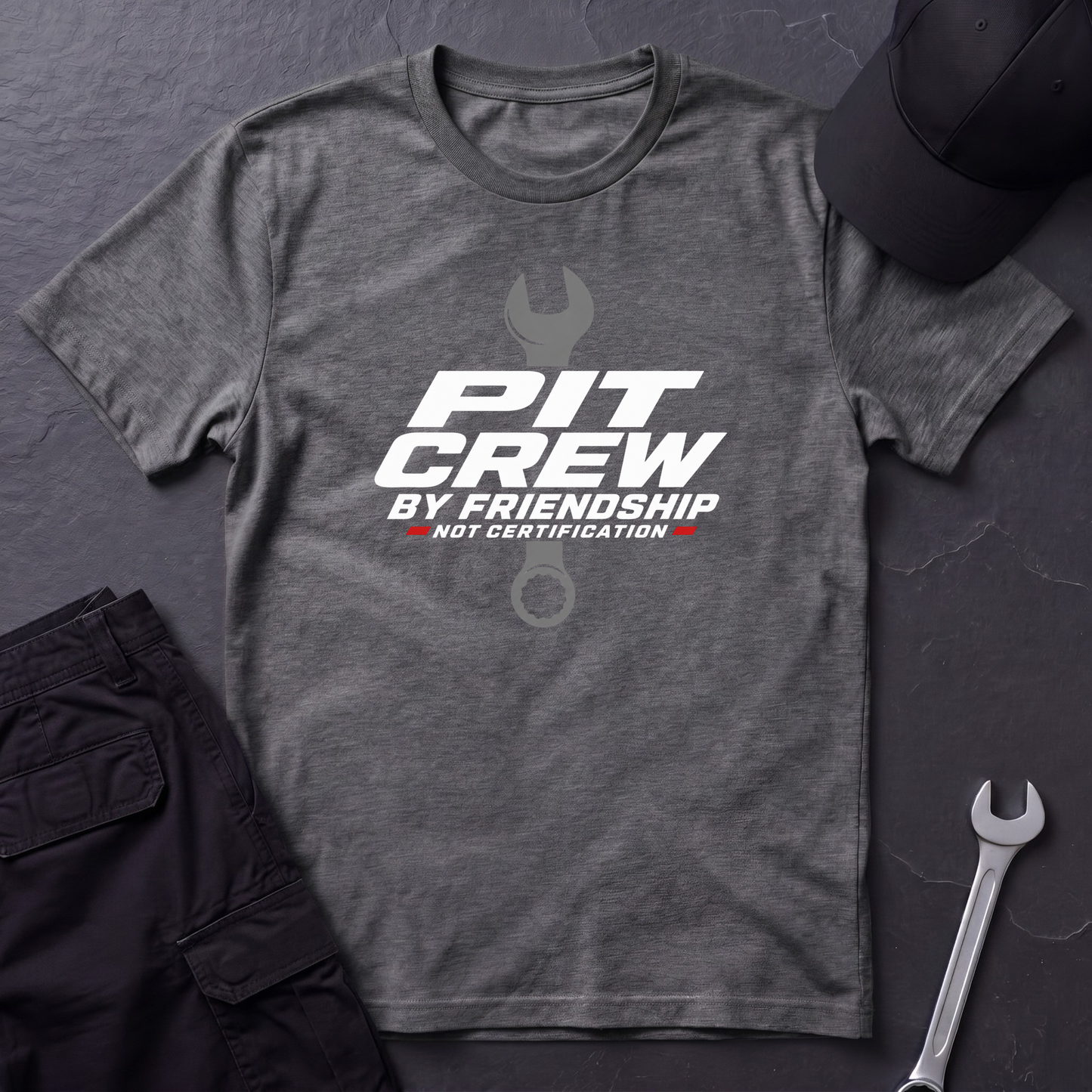 Pit Crew By Friendship  T-Shirt