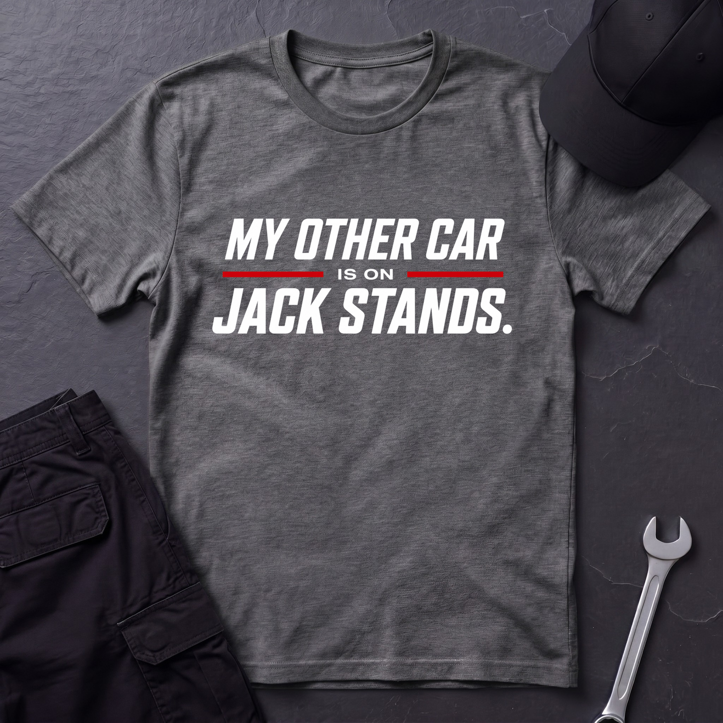 Other Car On Jack Stands  T-Shirt