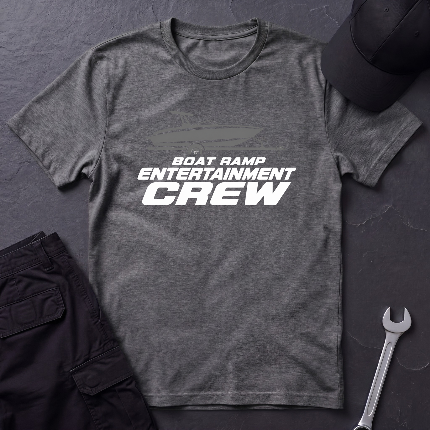 Boat Ramp Entertainment Crew   T-Shirt