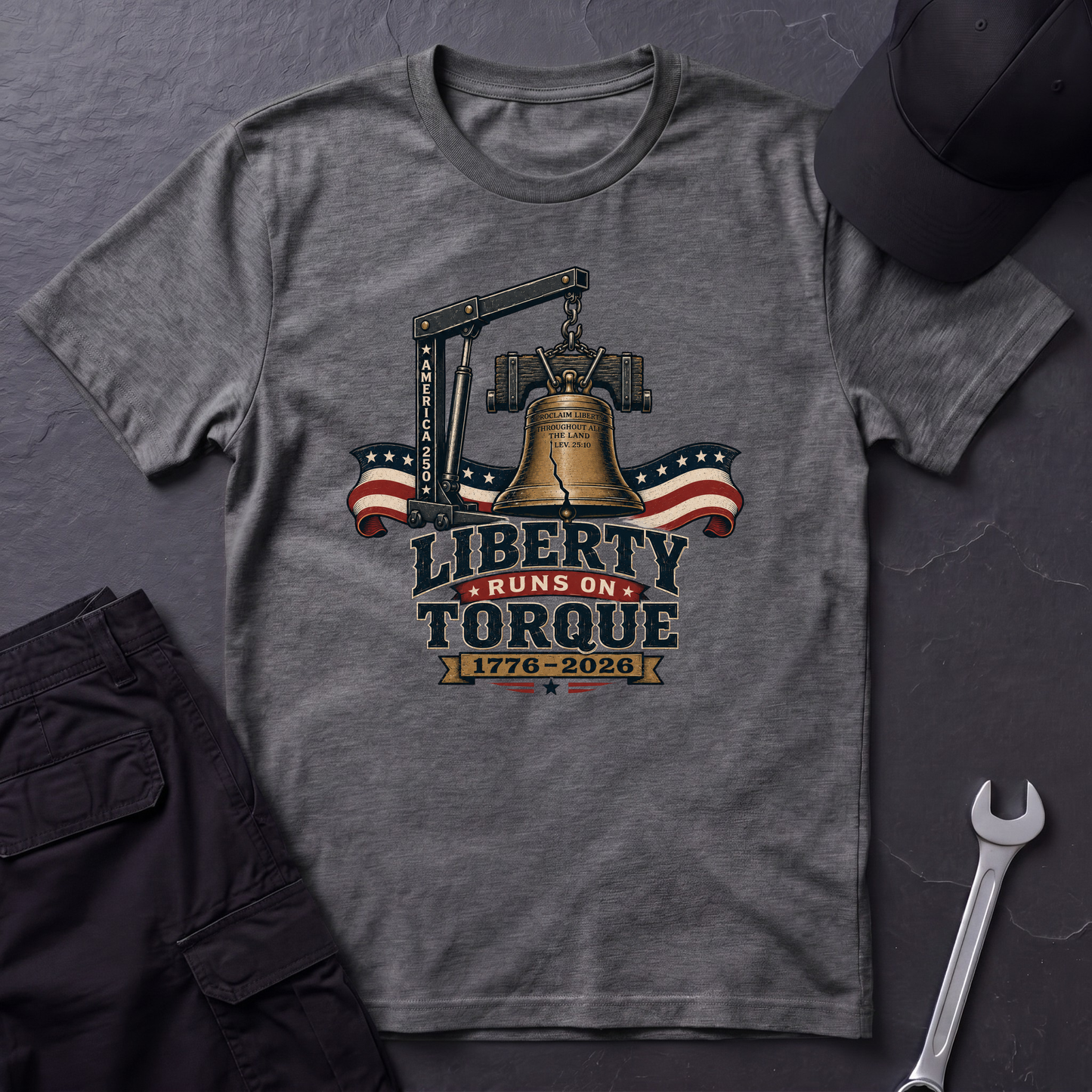 Liberty Runs On Torque   T-Shirt