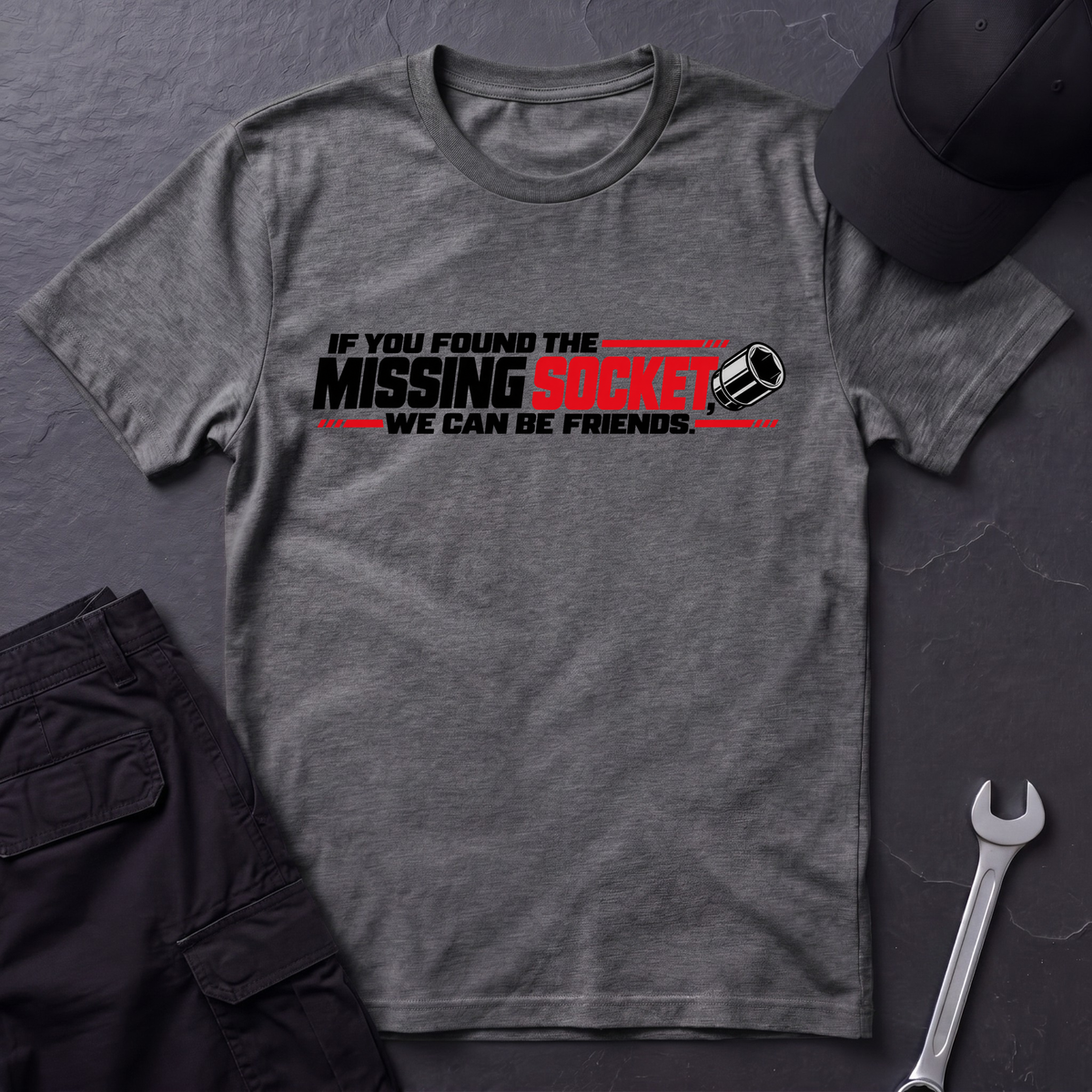 Missing Socket   T-Shirt