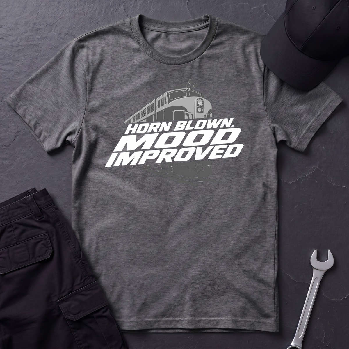 Horn Blown, Train   T-Shirt