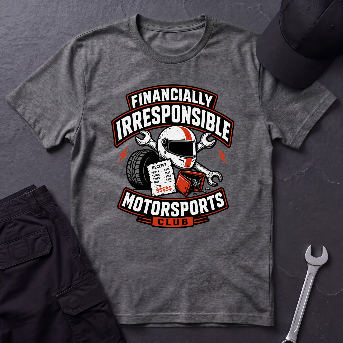 Financially Irresponsible Motorsports  T-Shirt