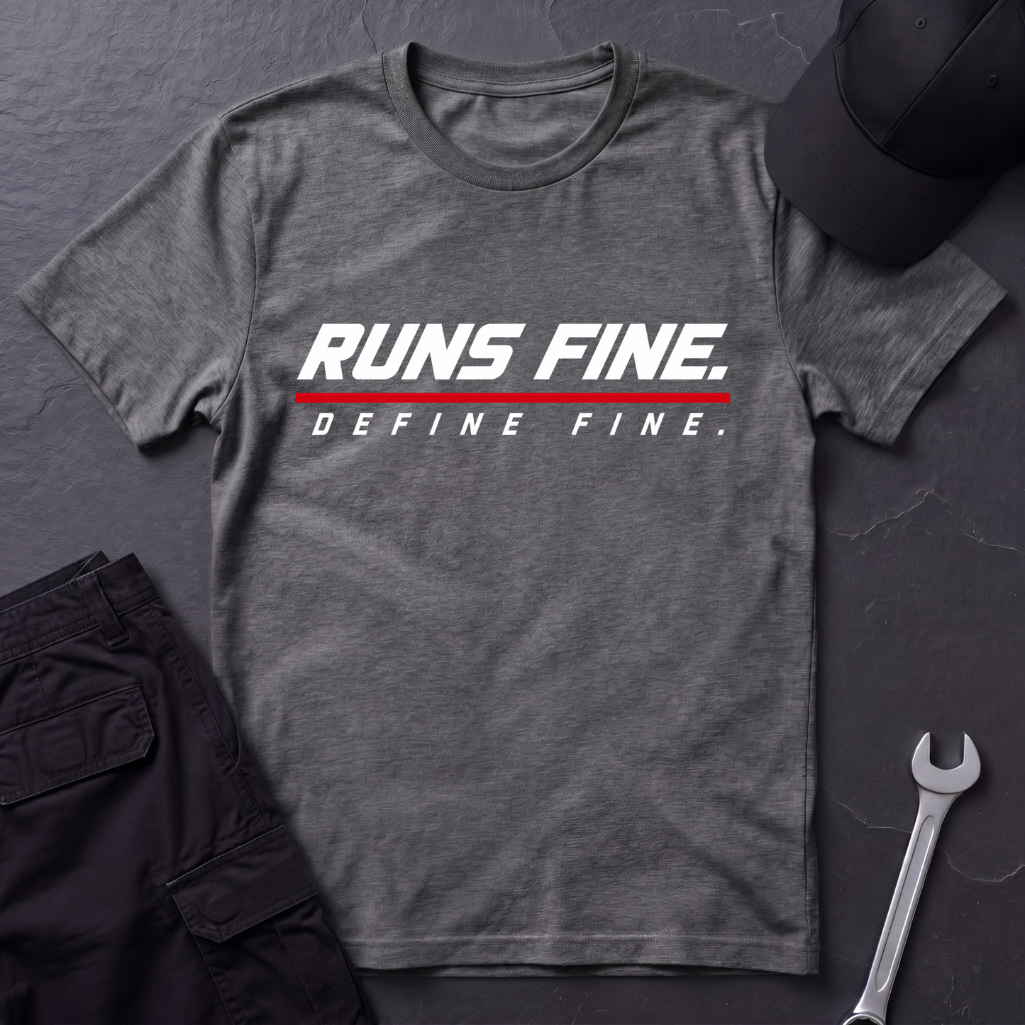 Runs Fine.   T-Shirt
