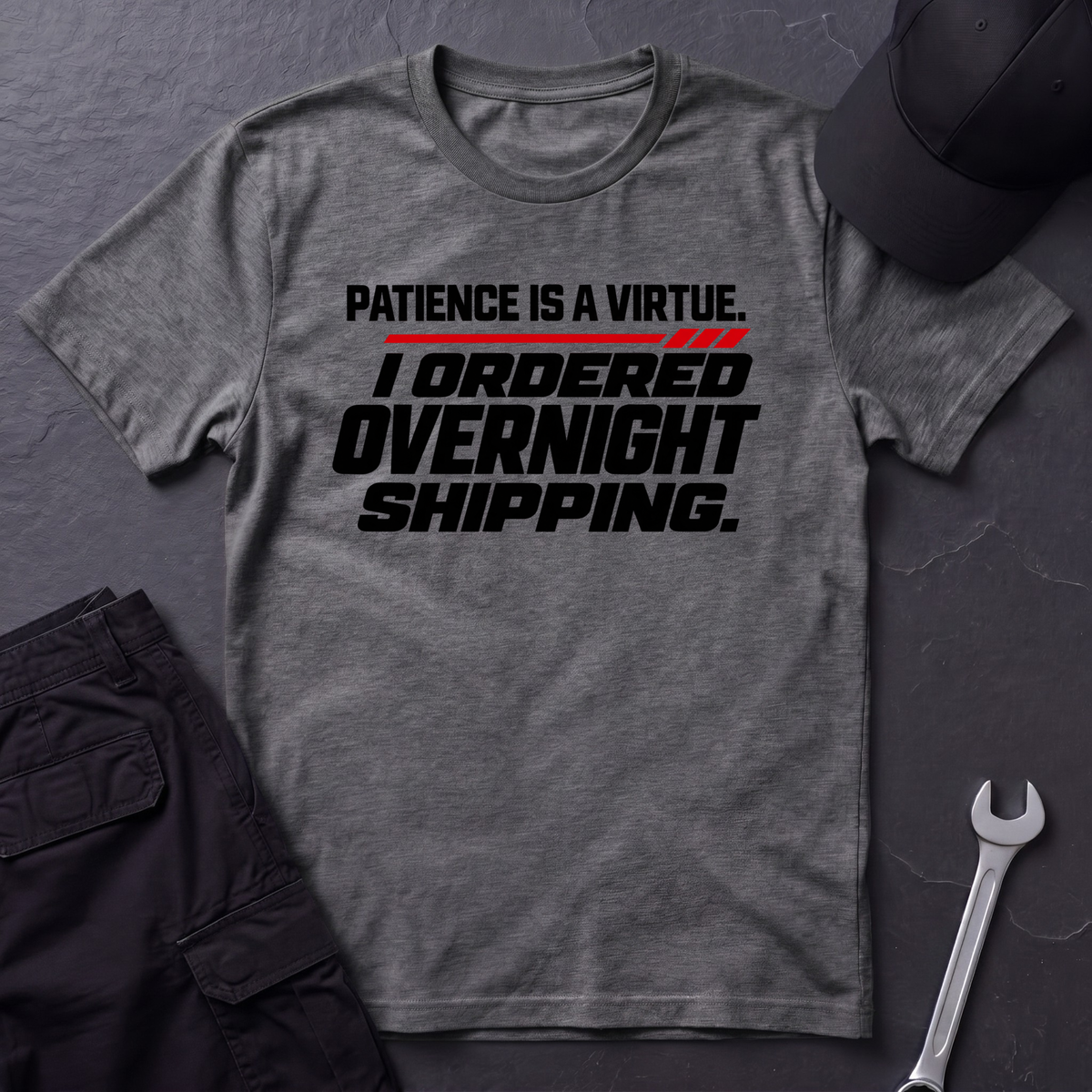 Patience Is A Virtue.  T-Shirt