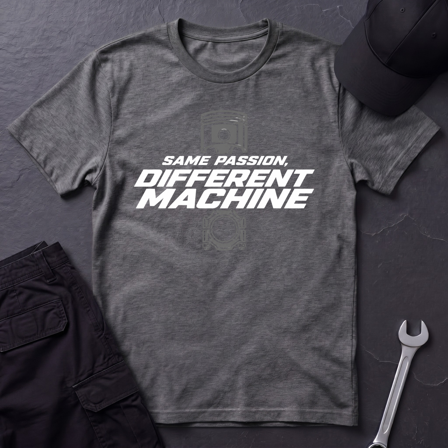 Same Passion , Different Machine   T-Shirt